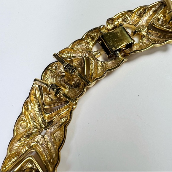 Super Nice Vintage Givenchy Gold Choker - Picture 8 of 8